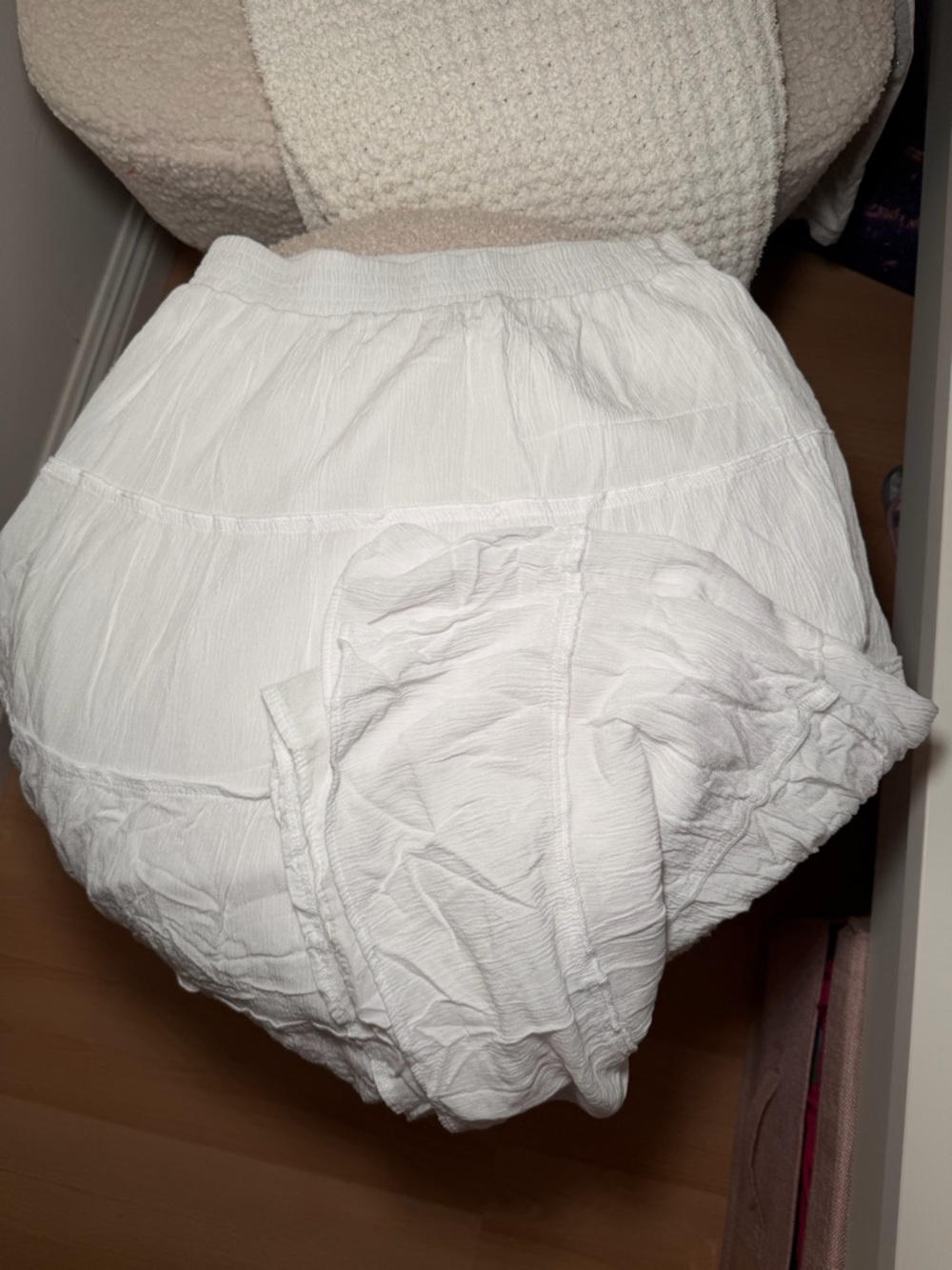 Pull&Bear White Maxi Skirt